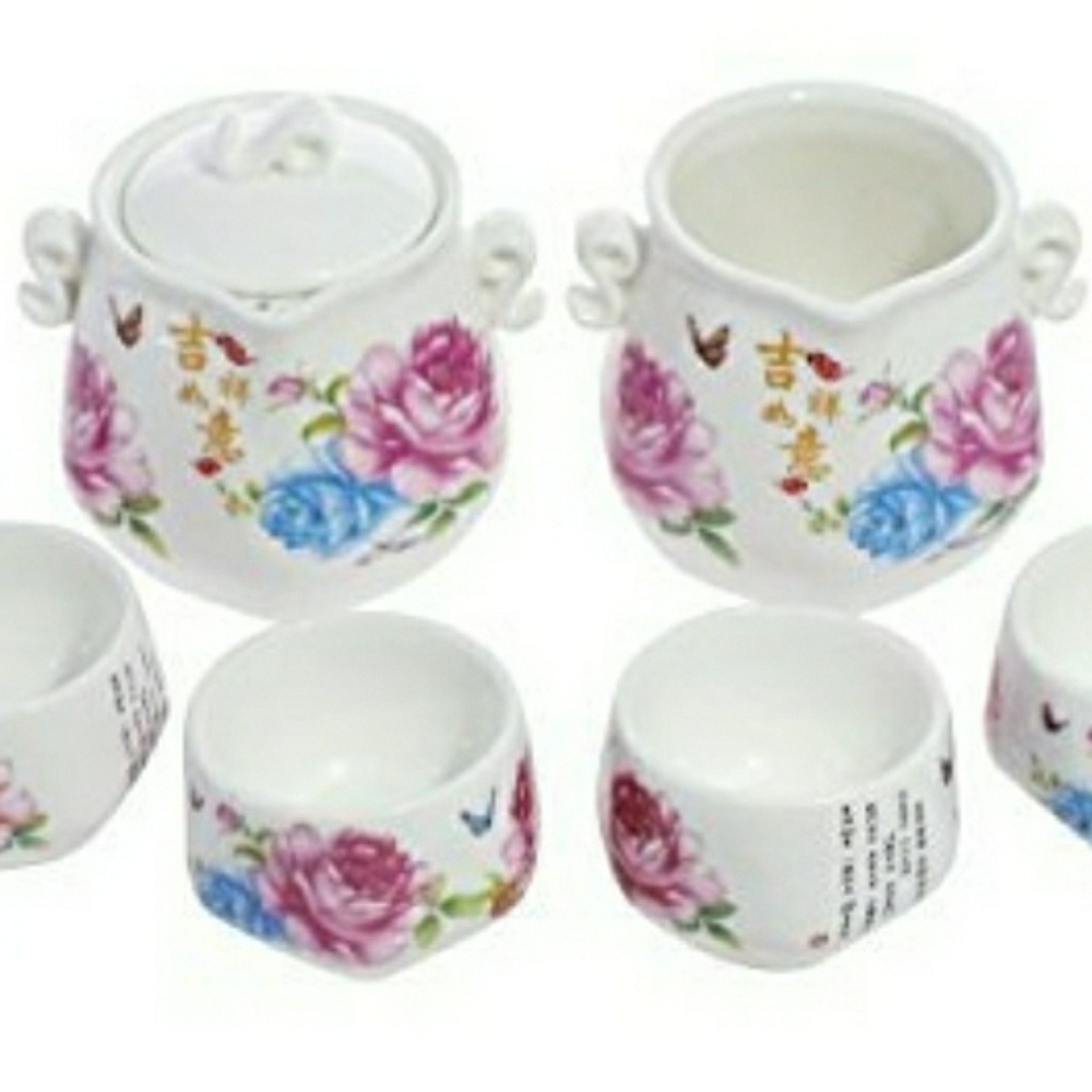 Bone China teapot & tea cup set